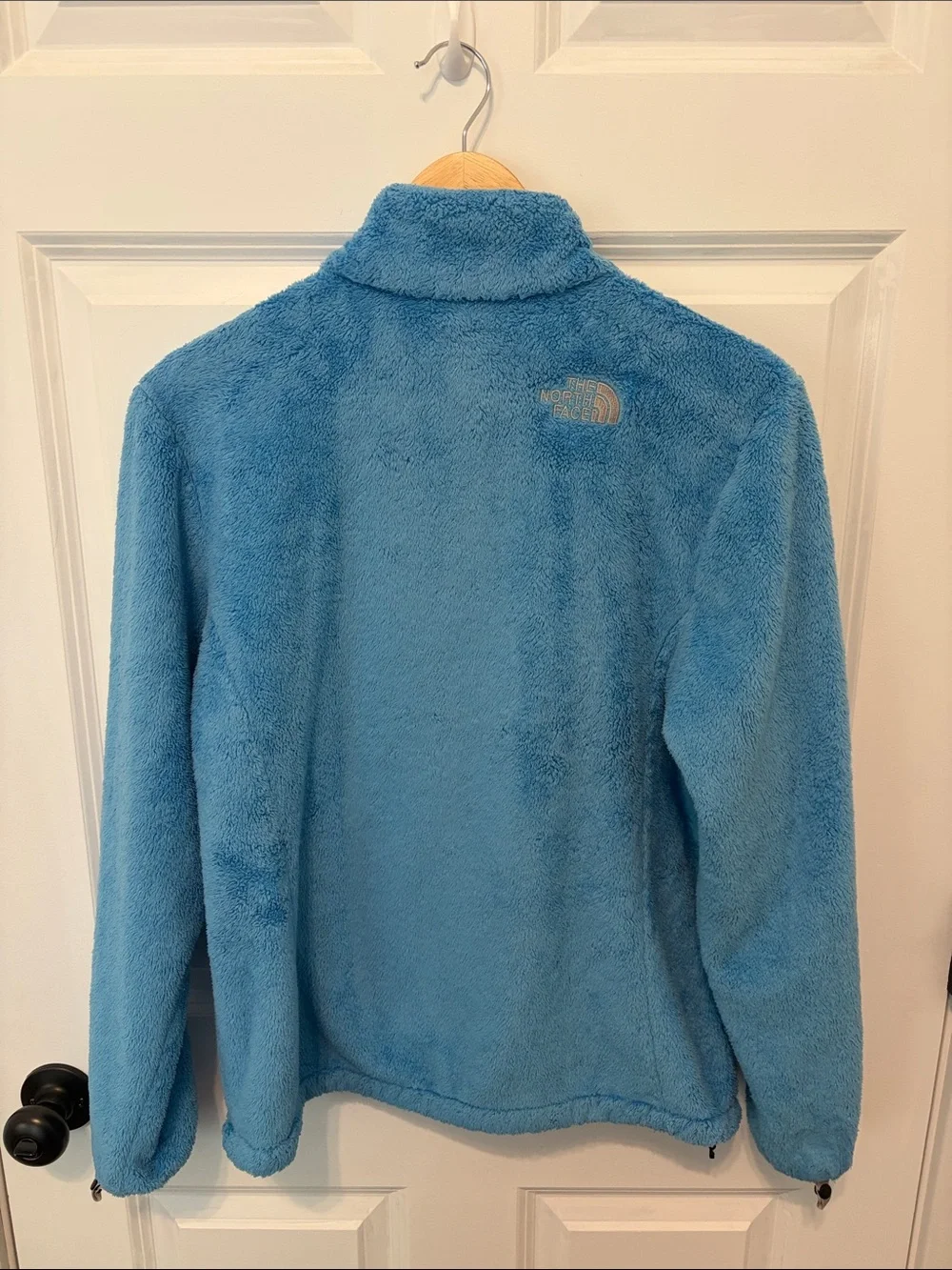 The North Face Plush Light Blue Full‑Zip Fleece Jacket